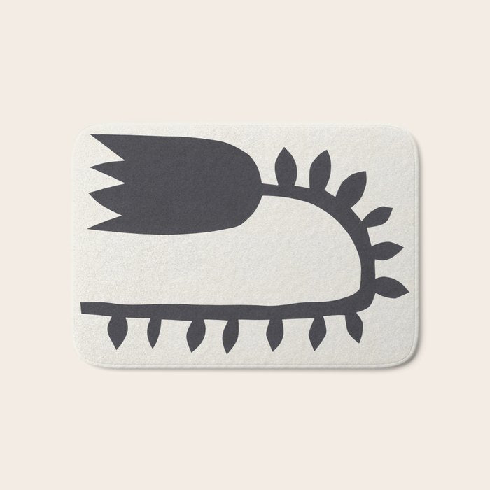 Black Tulip #1 - 1/5 Bath Mat Gallery Image 1