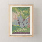 Puerto Rico Vintage travel poster, 1930s Mini Art Print Gallery Image 1