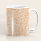 William Morris Vintage Bird & Anemone Soft Apricot Coffee Mug Gallery Image 1