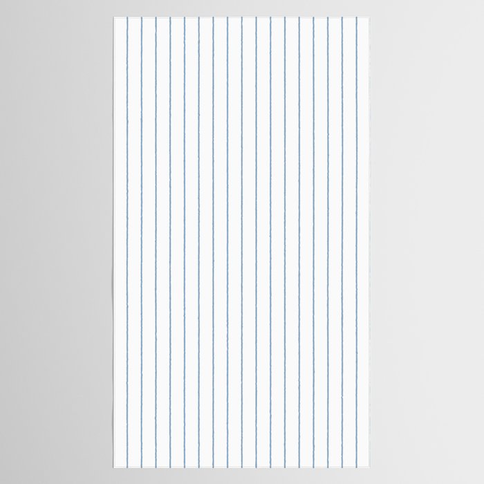 Minimal Arch XXV White and Blue Green Modern Geometric Lines Tablecloth Gallery Image 2