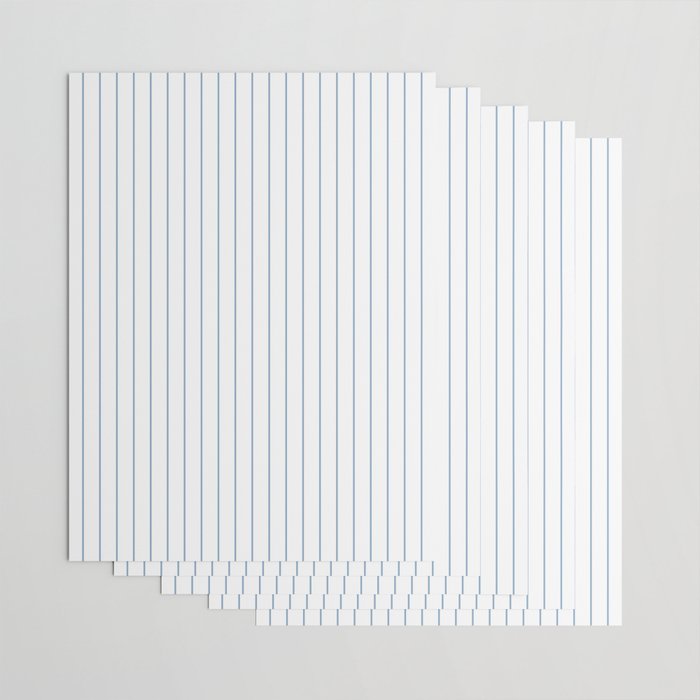 Minimal Arch XXV White and Blue Green Modern Geometric Lines Wrapping Paper Gallery Image 3
