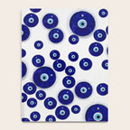Greek Blue Glass Evil Eye Amulet Notebook Gallery Image 4
