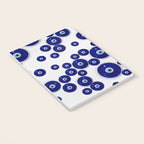 Greek Blue Glass Evil Eye Amulet Notebook Gallery Image 3