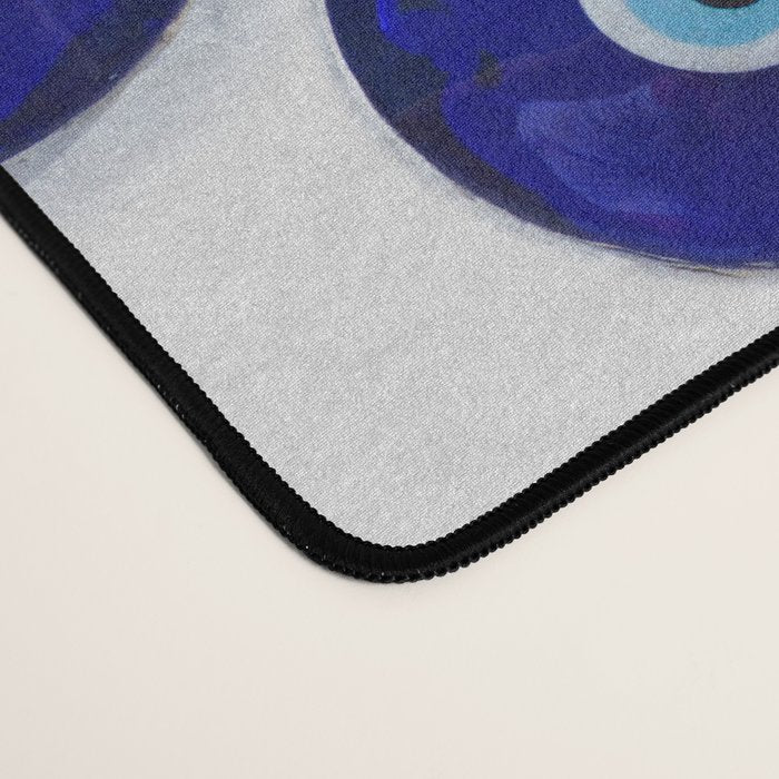 Greek Blue Glass Evil Eye Amulet Desk Mat Gallery Image 4