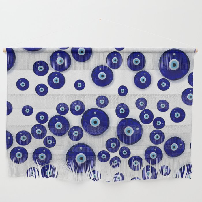 Greek Blue Glass Evil Eye Amulet Wall Hanging Gallery Image 1