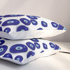 Greek Blue Glass Evil Eye Amulet Pillow Sham Gallery Image 3