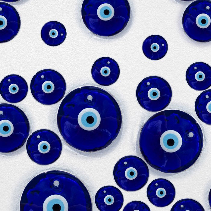Greek Blue Glass Evil Eye Amulet Coffee Mug Gallery Image 2