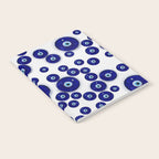 Greek Blue Glass Evil Eye Amulet Notebook Gallery Image 2