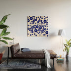Greek Blue Glass Evil Eye Amulet Wood Wall Art Gallery Image 2