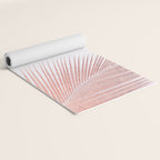 Palm leaf synchronicity - rose gold Yoga Mat Gallery Image 2