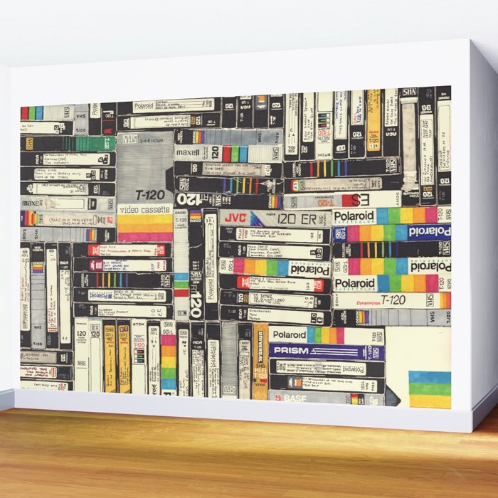 VHS Wall Mural Gallery Image 2