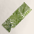 Summer Fern Simple Modern Watercolor Yoga Mat Gallery Image 1