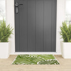 Summer Fern Simple Modern Watercolor Welcome Mat Gallery Image 3