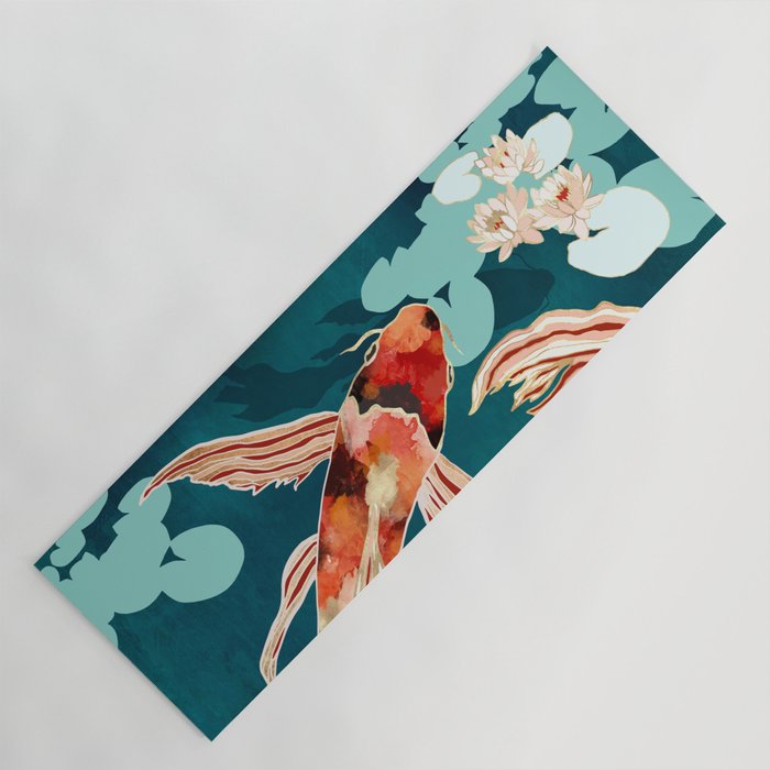 Metallic Koi VII Yoga Mat Gallery Image 1