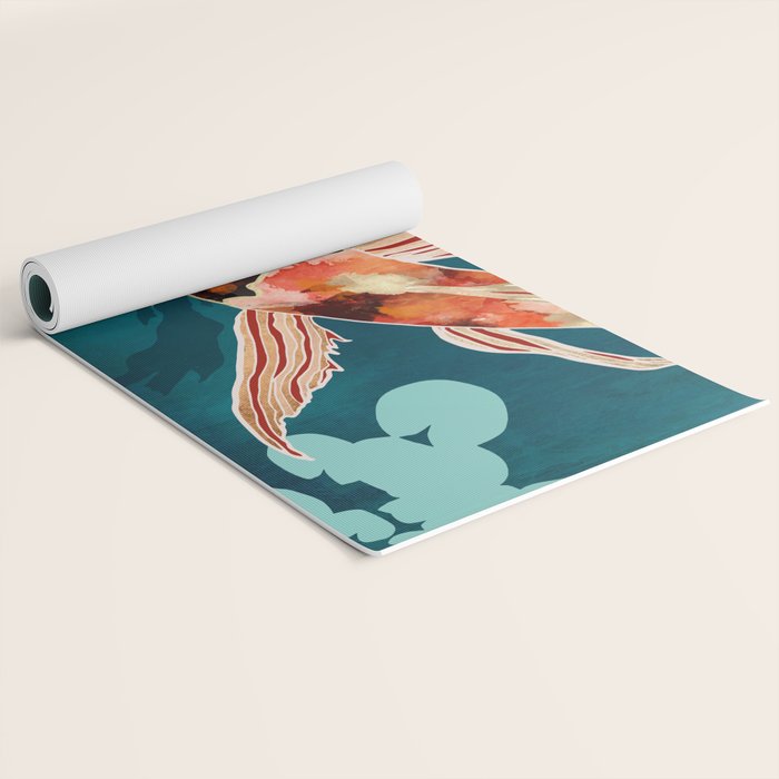 Metallic Koi VII Yoga Mat Gallery Image 2