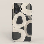 Soft Forms - Abstract Minimalist Line Art iPhone Case Gallery Image 1