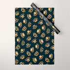 Brass Knuckles With Good Thoughts Wrapping Paper Gallery Image 1
