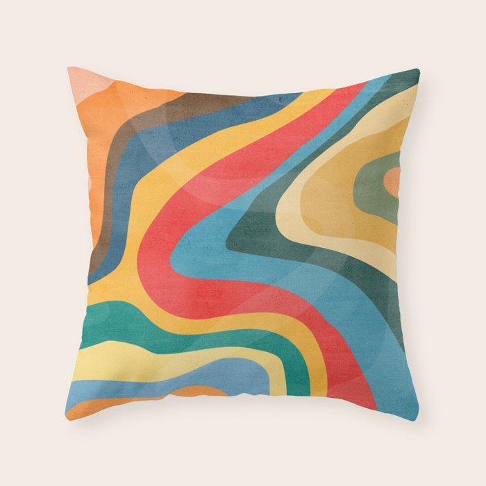 Lava Throw Pillow