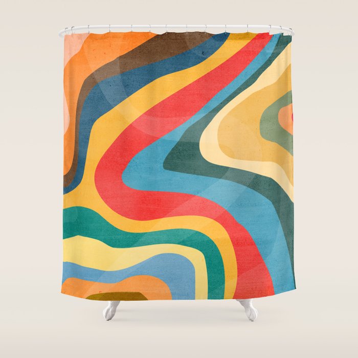 Lava Shower Curtain Gallery Image 1