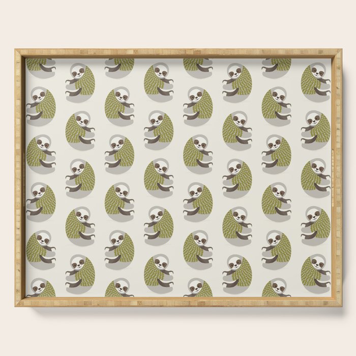 Whimsical Sloth Serving Tray Gallery Image 1