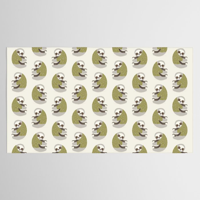 Whimsical Sloth Tablecloth Gallery Image 2