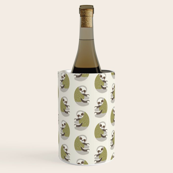 Whimsical Sloth Wine Chiller Gallery Image 3