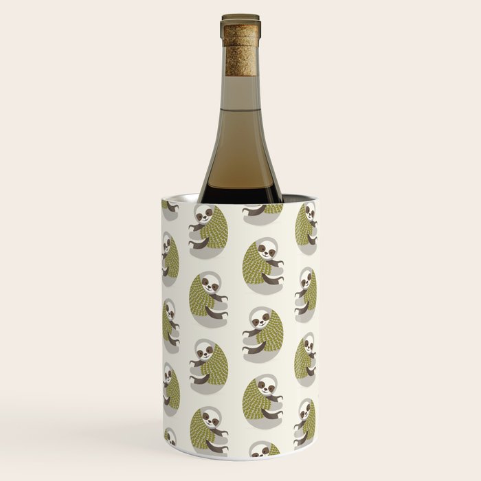 Whimsical Sloth Wine Chiller Gallery Image 2