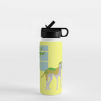 Dog in a Room - Green and Yellow Water Bottle Gallery Image 1
