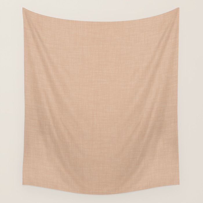 Cozy Linen Effect in Amberlight Cream Wall Tapestry Gallery Image 1