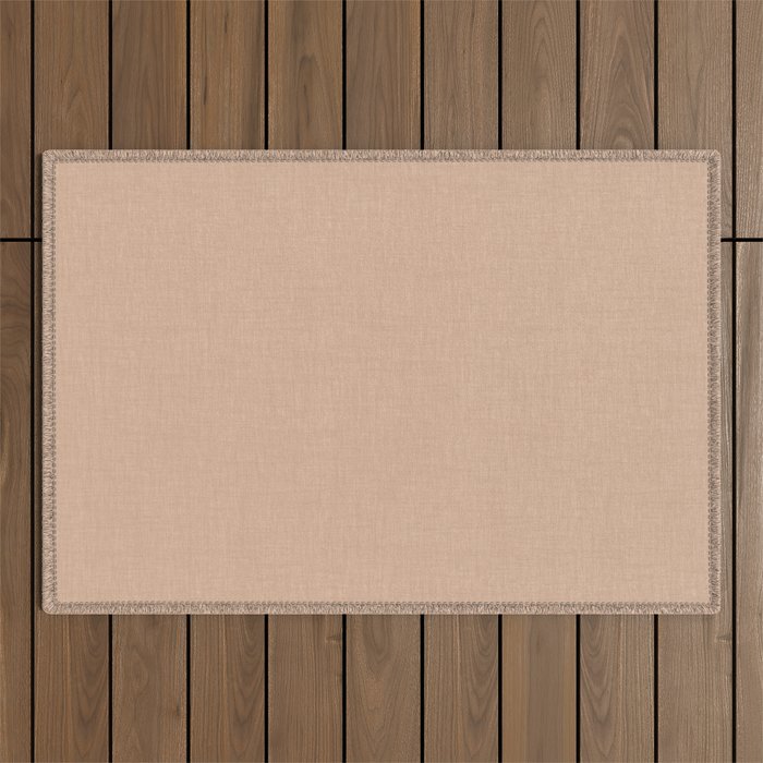 Cozy Linen Effect in Amberlight Cream Outdoor Rug Gallery Image 1