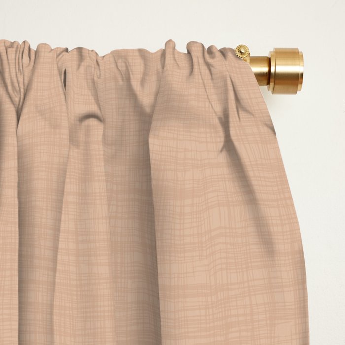 Cozy Linen Effect in Amberlight Cream Window Curtain Gallery Image 2