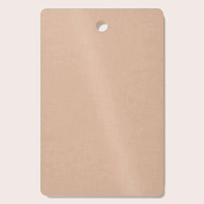 Cozy Linen Effect in Amberlight Cream Cutting Board Gallery Image 1