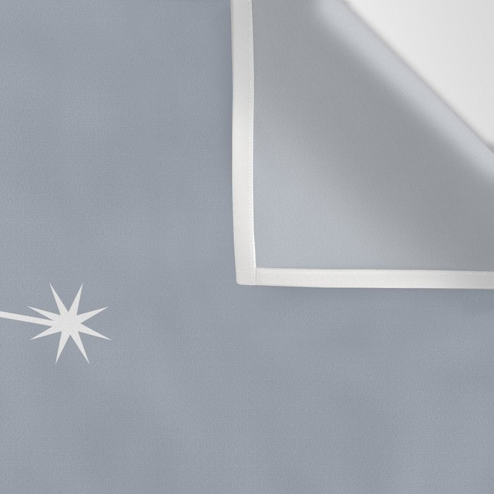 Gemini Zodiac Star Constellation Line Art Blue Grey Wall Tapestry Gallery Image 3