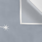 Gemini Zodiac Star Constellation Line Art Blue Grey Wall Tapestry Gallery Image 3