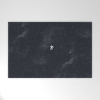 Gravity - Dark Blue Welcome Mat Gallery Image 1