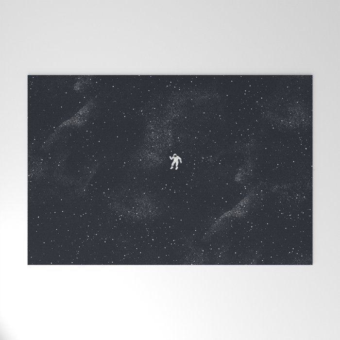 Gravity - Dark Blue Welcome Mat Gallery Image 1