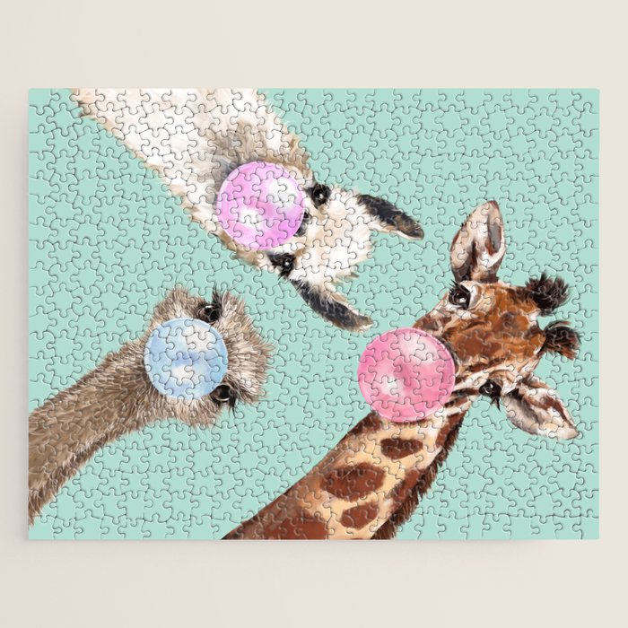Bubblegum Gangs in Green Jigsaw Puzzle Gallery Image 1