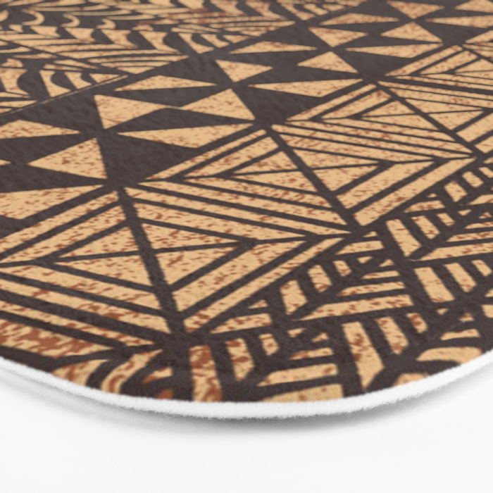 UrbanNesian Tongan Ngatu Bath Mat Gallery Image 3