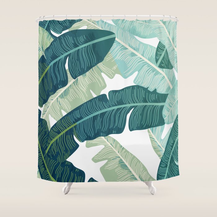 Tropical oasis Shower Curtain Gallery Image 1