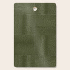 Lines III (Olive Green) Cutting Board Gallery Image 1