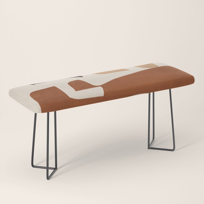 Modern Abstract Shapes 112 Bench Gallery Image 1