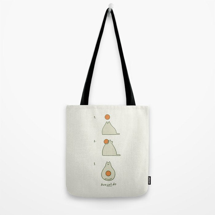 Cat Landscape 117 AvoCatdo Tote Bag Gallery Image 2