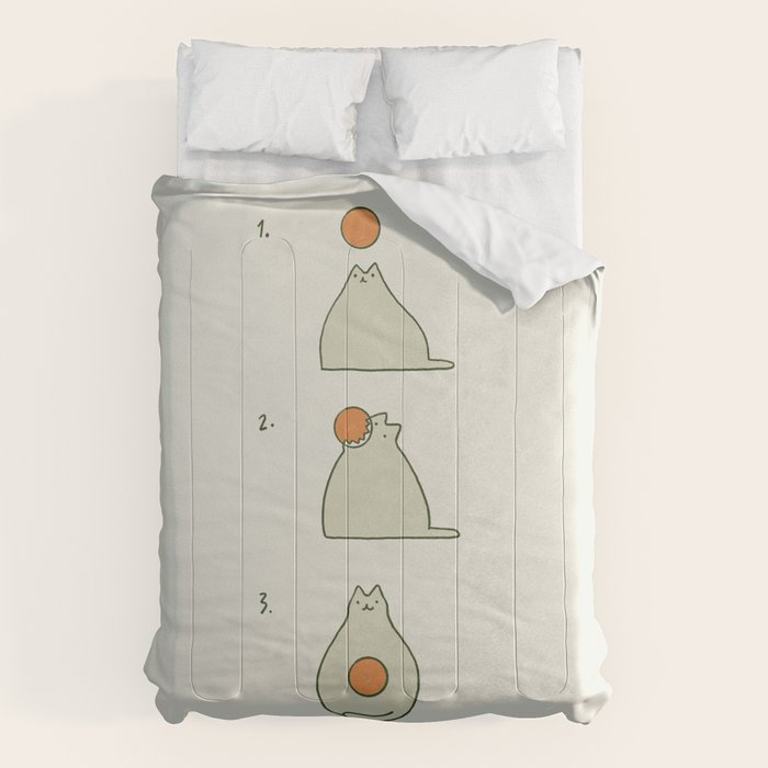 Cat Landscape 117 AvoCatdo Comforter Gallery Image 1