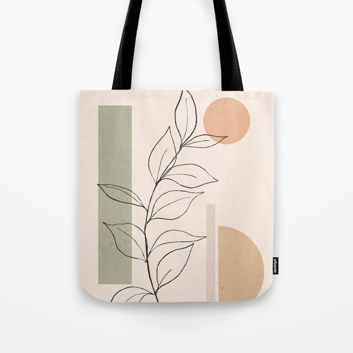 Abstract Minimal -Plant 11 Tote Bag Gallery Image 1