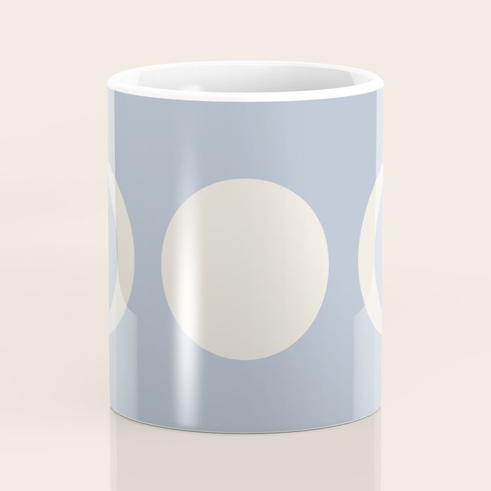 Moon Minimalism - Blue Coffee Mug Gallery Image 4