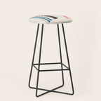Retro Ski Illustration Stool Gallery Image 1