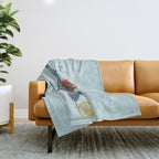 whale song Throw Blanket Gallery Image 1