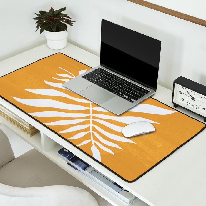 Wild Ferns: Tulip Yellow Edition Desk Mat Gallery Image 2