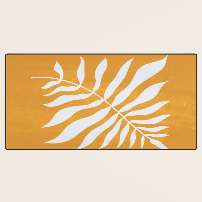 Wild Ferns: Tulip Yellow Edition Desk Mat Gallery Image 3