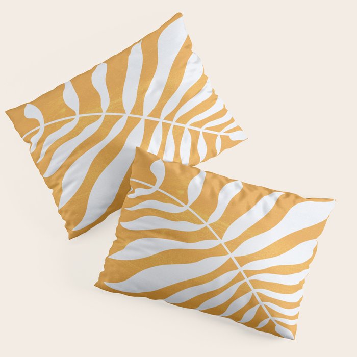 Wild Ferns: Tulip Yellow Edition Pillow Sham Gallery Image 3